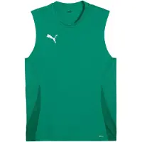 Puma T-Shirt fonctionnel vert / blanc