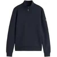 Ecoalf Betren Half Zip Sweatshirt Bleu S Homme
