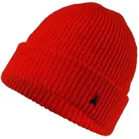 Atomic Double Cuff Knit Beanie Rouge