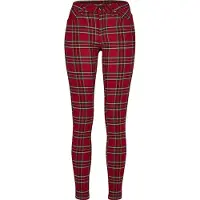 Urban Classics Pantalon orange / rouge / noir / blanc