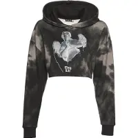 Thug Life Sky Hoodie Gris XL Femme