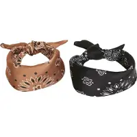 Urban Classics Foulard marron / noir / blanc