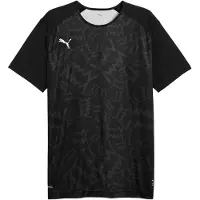 Puma T-Shirt fonctionnel 'Teamjaws' gris foncé / noir