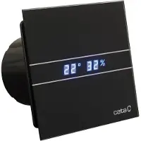 CATA E-100 Gth Hygro Bathroom Extractor Noir
