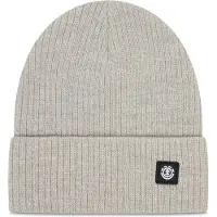 Element - Bonnet à revers - Mid Icon Rib Beanie Mid Grey Heather pour Homme - Gris