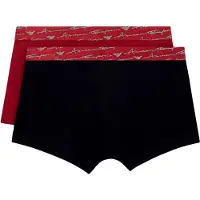 Emporio Armani Boxers gris / rouge / noir chiné
