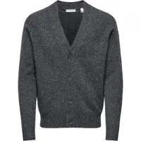 Only & Sons Vestes en maille 'Maglieria' gris foncé
