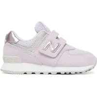 New Balance 574 Hook & Loop Ps Trainers Violet,Rose EU 33 Enfants