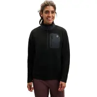 Black Diamond Lightweight Poly Half Zip Fleece Noir M Femme