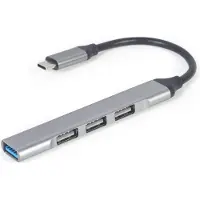Gembird U3p1u2p3-03 Hub argent argent One Size