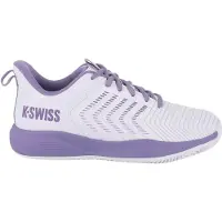 K-Swiss Femmes, Chaussures de tennis, Argile Légère Ultrashot (37), Violet, Blanc