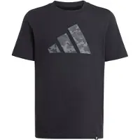 Adidas T-Shirt - Camouflage - Noir av. Logo - - 12 ans (152) - T-Shirt