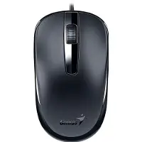 Genius DX-120 Maus Black Typ-C (Filaire), Souris, Noir