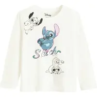 Cool Club T-Shirt 'LILO&STITCH' bleu / noir / blanc