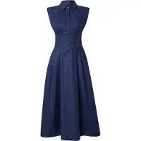 GUESS Cherry Sleeveless Dress Bleu S Femme