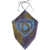 Desigual Haut 'Masha Popova' jaune chiné / bleu violet