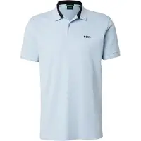 BOSS pour homme. 50559369 Polo Membre bleu (M), Casuel, Coton, Manche courte