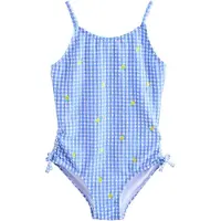 Next Maillot de bain bleu clair / jaune citron / blanc
