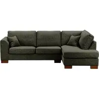 Wintech Grand canapé d'angle droit Avos-Vitolini 097-1714-dark oak