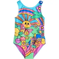 Next Maillot de bain azur / jaune / vert / rose