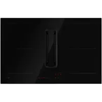 Asko Induktionskochfeld mit integrierter Abzugshaube HIH3843FB1, 80, Plaque de cuisson, Noir