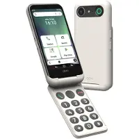 Doro Smartphone 4G pliable avec clavier rétroéclairé et interface intuitive