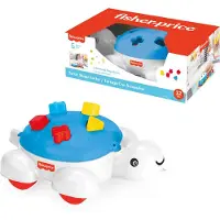 Fisher-Price Jeu de tri de formes de tortues avec roues, 5 pièces