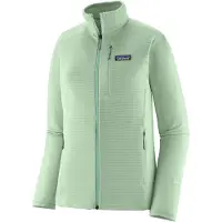 Patagonia - Polaire technique zippée en Polartec - W's R1 Jkt Thin Ice pour Femme - Taille L - Bleu