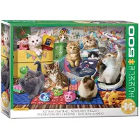 Eurographics Puzzle Pièces XXL - Kittens Playtime - 500 à 999 pièces