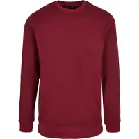 Build Your Brand Basic Crewneck Bourgogne - Build Your Brand BB003 - Taille M