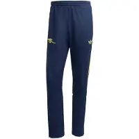 Adidas Pantalon de sport bleu marine / jaune