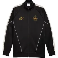 Puma Hommes, Vestes de survêtement, Veste RBS KING Anthem (S), Noir, Beige