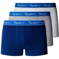 Pepe Jeans Boxers bleu foncé / gris clair / gris chiné