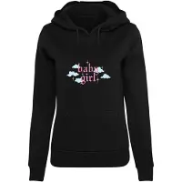 Miss Tee Sweat-shirt 'Baby Girl' bleu pastel / jaune / rose clair / noir