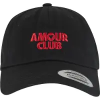 Mister tee Casquette 'Amour Club Heart' rouge / noir