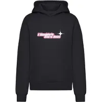 Miss Tee Couldn´t Care Less Fluffy Hoodie Noir XS Femme