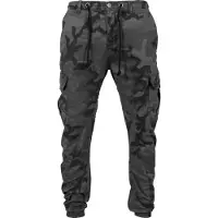 Urban Classics Pantalon cargo anthracite / gris basalte / pierre