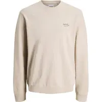 Jack & Jones Archive Graphic Plus Size Sweatshirt Beige 5XL Homme