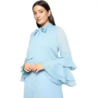 Vera Mont Chemisier bleu ciel