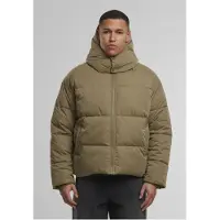 Urban Classics Winterjacke Herren Puffer Jacket With Flap Hood oliv M