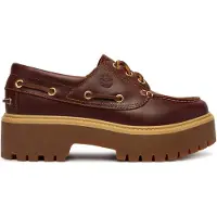 Timberland Mocassin 'Scarpa Da Barca Women's Stone Street Burgundy' bourgogne