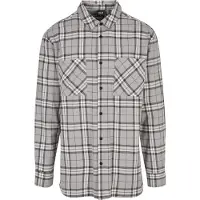 Urban Classics Chemise noisette / gris / noir / blanc