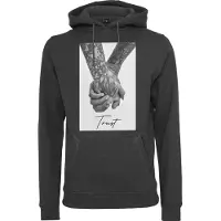 Mister tee Trust 2.0 Hoodie Noir XS Homme