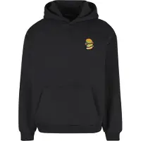 Mister tee Sweat-shirt homme Casual , noir, avec poches et poignets côtelés, 330 g/m² coton.