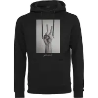 Mister tee Peace Sign Hoodie Noir S Homme