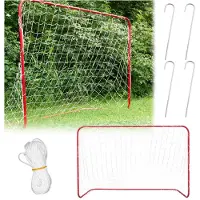 Kik But de football pour enfants, idéal pour l'entraînement, dimensions : 183 x 122 x 61 cm