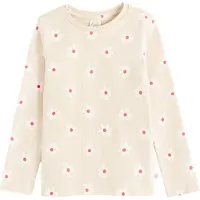 Cool Club T-Shirt beige / rose / blanc