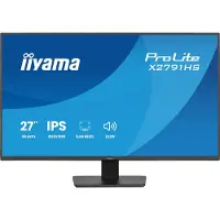Iiyama ProLite X2791HS-B1, 68,6 cm (27"), 1920 x 1080 pixels, Full HD, LED, noir