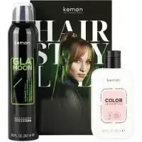 Kemon Color Glamoon Bundle pour cheveux colorés (Shampoing liquide, 250 ml)