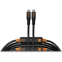 Tether Tools TetherPro Optima 10G USB-C, 31' (9,4m), noir droit